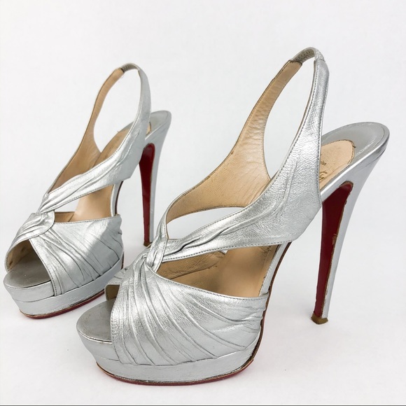 Christian Louboutin | Platform Slingback Heels - Picture 3 of 8